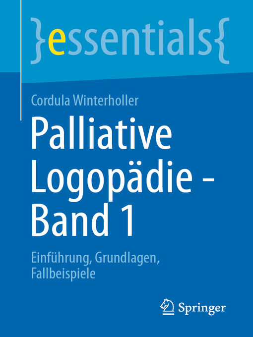 Title details for Palliative Logopädie--Band 1 by Cordula Winterholler - Available